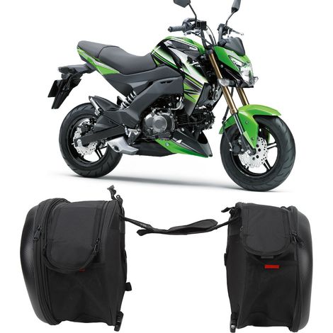 Universelle wasserdichte Reisetasche für Motorradhelme, Hängetasche, Kabinengepäck, Satteltasche (links und rechts), 36-58 Liter wasserdichte Reisetasche, erweiterbares Volumen, geeignet für Sportmoto (1/5)