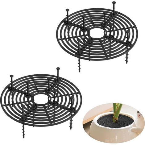 Cache-pots (2 pièces) Protection du sol Support pour plantes Cache-pot Protection des plantes Résistant aux chats, écologique, non toxique, sans danger pour les enfants et les plantes (1/5)