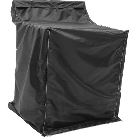 Housse pour Machine à Laver et Sèche-linge Housse de Protection Imperméable pour Lave-linge Domestique avec Poches Latérales (1/5)