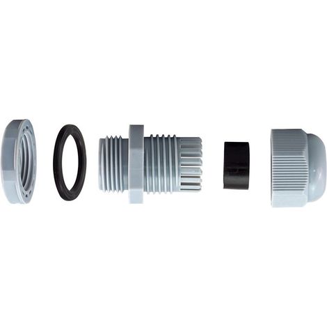 Presse-étoupe PG9 en Nylon 66 pour câble de 4mm à 8mm, avec contre-écrous, IP68 ( Prix pour Sachet de 10 )