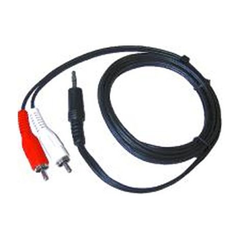 Spina jack del cavo audio. Stereo su 2x RCA 5m
