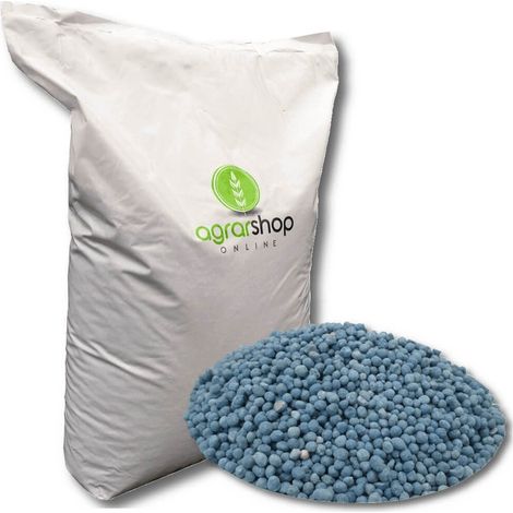 Agrarshop Blaudünger Universal 25 kg Blau Korn Rasendünger Gartendünger Blumen