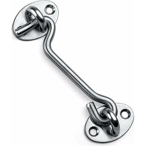JKWG Crochet de tempête avec oeil, crochet de cabine crochet de fenêtre en acier inoxydable crochet de porte crochet de porte loquet de fenêtre abri porte de garage (1/4)