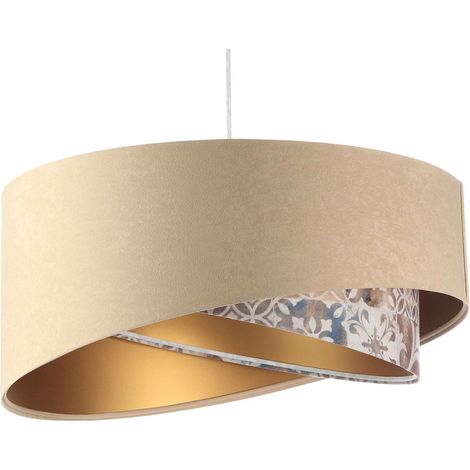 Suspension galaxy asymetric - Beige sable, multicolore, or