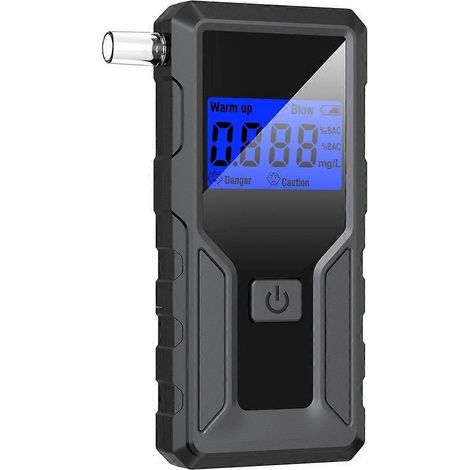 Alcootest avec écran LCD numérique, précision optimale, testeur d'alcoolémie personnel pour analyseur de conduite en état d'ivresse (1/4)