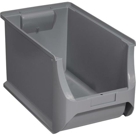 Sichtlagerkasten ProfiPlus L355xB205xH200mm Polypropylen grau stapelbar ALLIT (1/3)