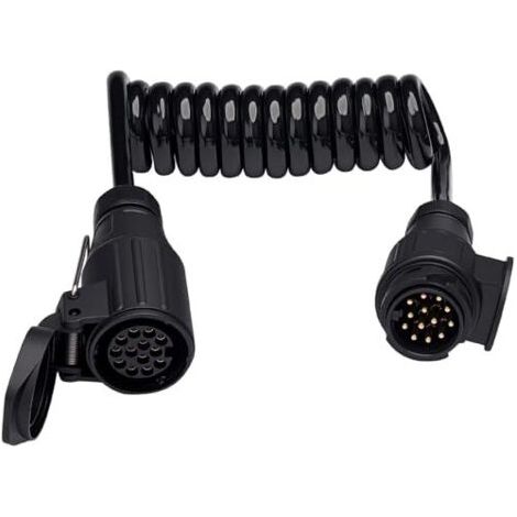 Câble d'extension de remorque 3M 13 fils avec prise de remorque 13 broches, connecteur de câble d'extension de remorque, pour camion tracteur remorque véhicule voiture caravane mobil-home 12V