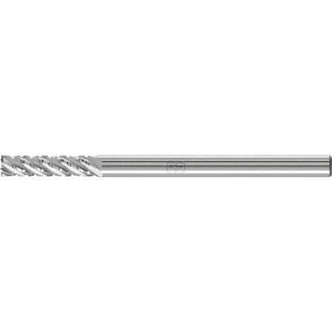 PFERD TOOLS Hartmetall Frässtift Zylinder ZYAS stirnverzahnt 03x13mm Schaft-Ø 3mm TITANIUM für Titan
