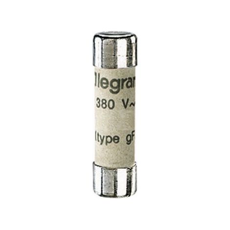 Legrand – Cartouche cylindrique GG 8x32 mm – Fusible 16A sans voyant – Pour installations industrielles – Haute performance
