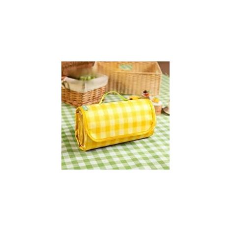 Couvertures de pique-nique outdoor imperméables et pliables, anti-sable — Tapis de pique-nique grand quadrillé mignon, lavable et portable pour parc, plage, camping, cour (60"×80") (1/4)