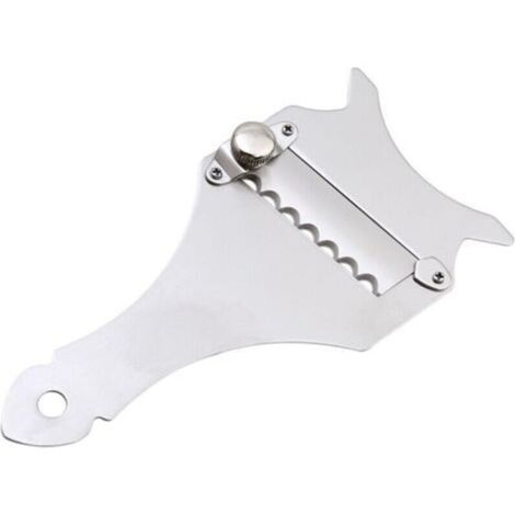 Râpe à Truffe Inox , Trancheuse Pratique Ondulés Lame Rasoir Chocolat Ustensiles, du Fromage, du Chocolat, Acier Inoxydable，1pcs (1/4)
