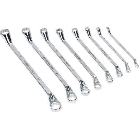 Jeu De 8 Clés à Anneau 6 à 20 Mm 7 à 22 Mm Acier Fixe