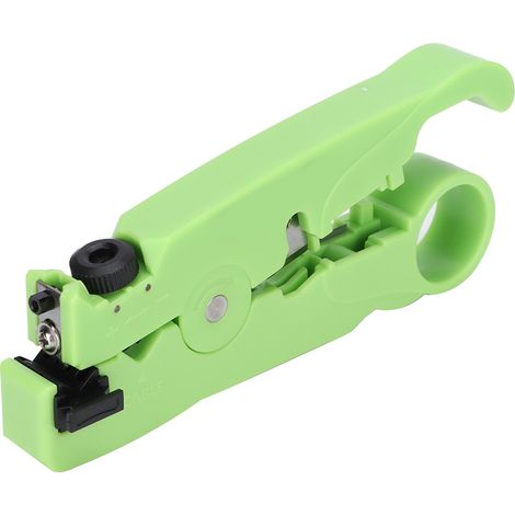 Dénudeur de câbles à lame réglable, deux modes de coupe, lame tranchante, trois couteaux, outil de dénudage pour RG-5808 (1/5)