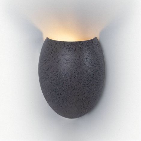 Aplique De Pared Cemento "Semba" - 3 Colores - 1 X G9 - Gris