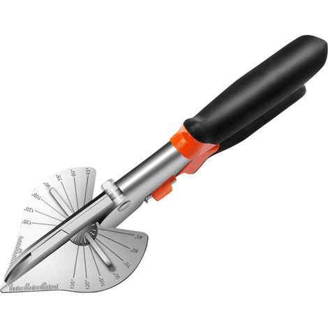 Ciseaux à onglets pour coupe angulaire de moulage et de garniture, réglables à 45 degrés à 135 degrés, outils à main pour couper du bois (1/4)