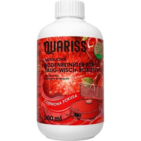 Nettoyant naturel pour robot nettoyeur de sol concentré liquide moyen 500 ml (cerise-fraise) (1/5)