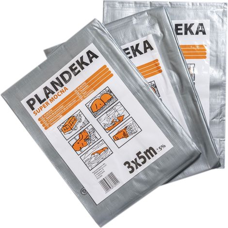 Plane SUPER Strong, 160g/m2 Silber super strong 4x5
