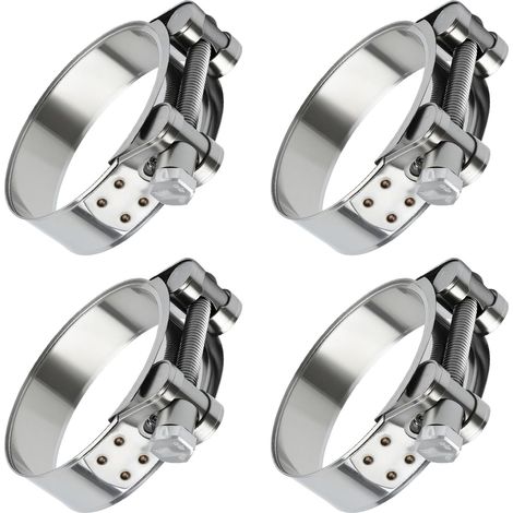 Collier Echappement 60-63mm Colliers de Serrage Renforcé T Inox 304 (1/5)