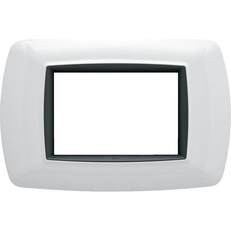 Feb elettrica placca life col. bianco 3 posti (20 pezzi) - Feb Elettrica