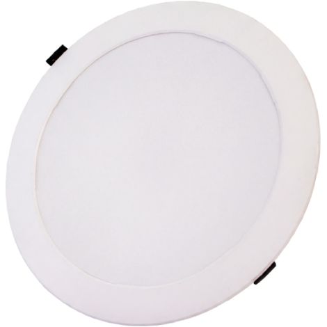 Spot LED Encastrable Extra-Plat D100 6W CCT IP44 Blanc - 24 deg - Switch 3000-4000-6500K