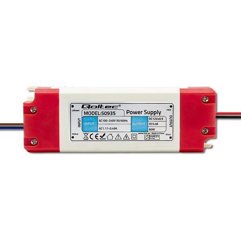 Qoltec LED-Schaltnetzteil IP20 60W 12V 5A (1/5)