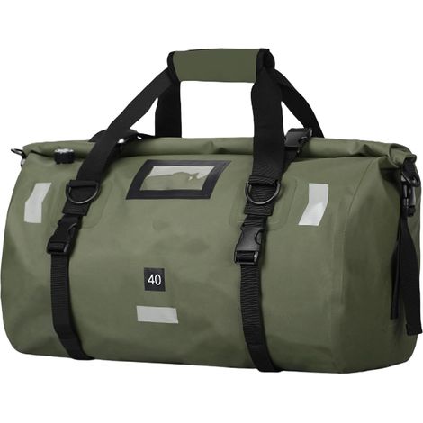 Sacoches de Moto - Sac à Dos à Outils étanche, Sac de Rangement pour Deux Roues avec Une bandoulière réglable, pour siège Passager de Moto, Camping, Road Trip, Bagages, Espace de Rangement (1/5)