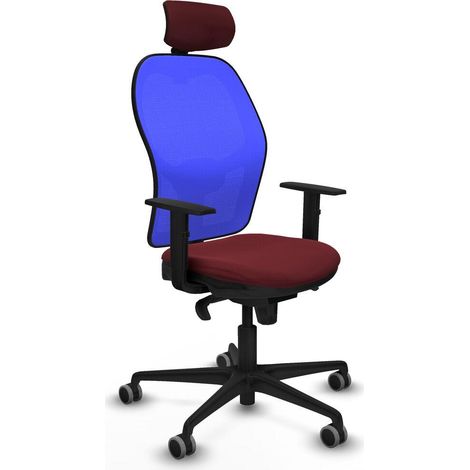 Piqueras y Crespo Cabecero Silla de Oficina Granate Confort (1/3)
