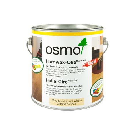Huile-cire Hartwachs-Öl Rapid incolore Finition : Satin 2,5 L Finition : Satin