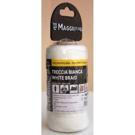 TRECCIA BIANCA 1,5MM X 100MT MAGGI GROUP