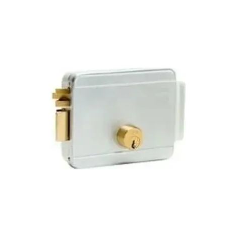 Somfy – 9019552 – Serrure électrique 12V – Gâche pour serrure – Fonctionnement à 12V – Pour portes en bois dur et teck