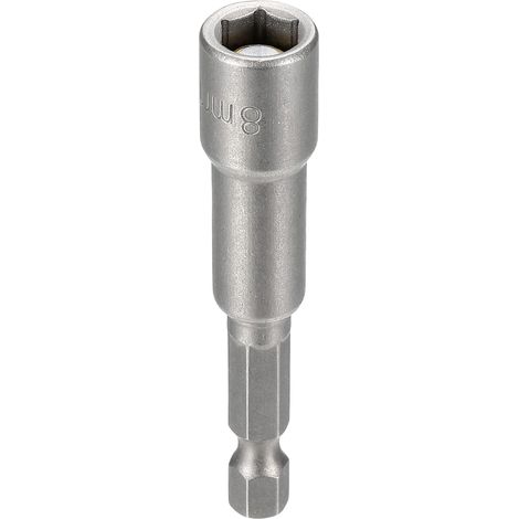 Embout De Tournevis À Douille 8mm Métrique Acier Cr-V Gris (1/5)