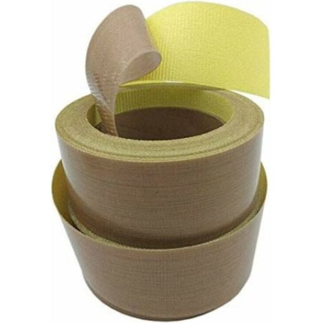 Ruban adhésif Téflon haute température, 38mm x 10m, épaisseur 0.13mm, résistant à la chaleur extrême, joint d'étanchéité pour plomberie, rouleau de 10 mètres, bande anti-fuite, usage industriel et dom (1/5)