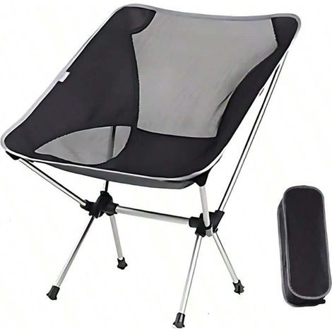 Chaise sac à dos pliante – Chaise pliante légère et compacte avec pieds antidérapants – Chaise d'extérieur compacte et résistante, 59 x 51 x 65 cm (1/5)