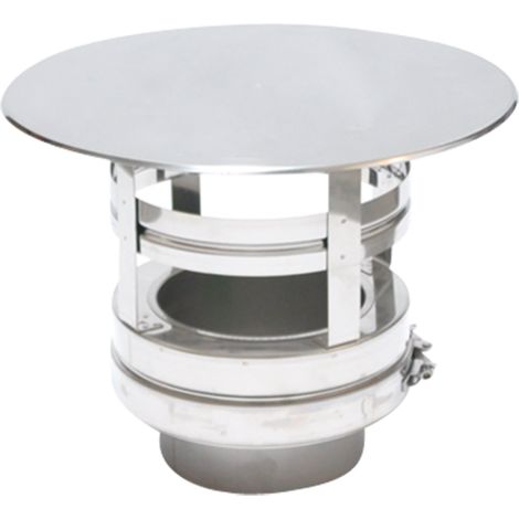 ASTEC Wind- und Regenhaube DN113-300 Schornstein Regenhut Edelstahl 8403-130 (1/2)