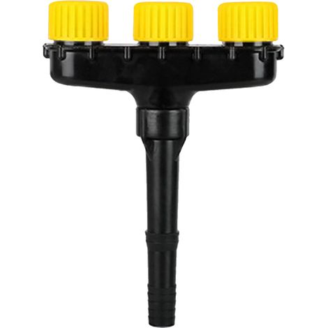 Aspersor de jardín multicabezal ajustable, sistema de riego para césped, jardín, patio, terraza, rociador de agua, sistema de riego de jardín (1/5)