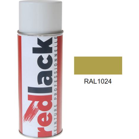 Bomboletta di Vernice spray 400ml – RAL 1024 – Giallo ocra – lucida – multisupporto – Redlack