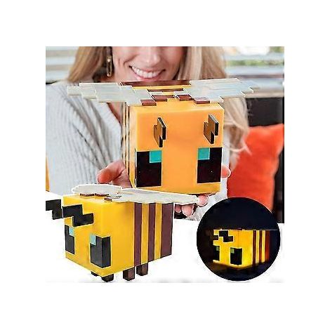 Minecraft-Spiel-LED-Nachtlicht mit Bienenmotiv, leuchtende Lampe, Spielzeug, Schreibtischdekoration, Geschenk für Kinder - NMAOV