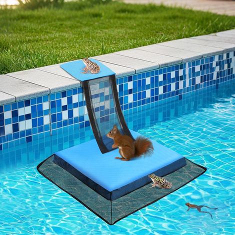 Rampe de Sauvetage d'Évacuation pour Animaux de Piscine, Sauveur de Grenouilles pour Animaux de Piscine, Sauvetage pour Grenouilles, Crapauds, Lézards, Canards, Serpents, Écureuils, Tamias