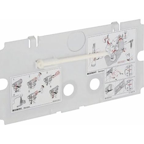 Geberit Placa de protección para cisterna empotrada Twinline, 240512001 (1/2)