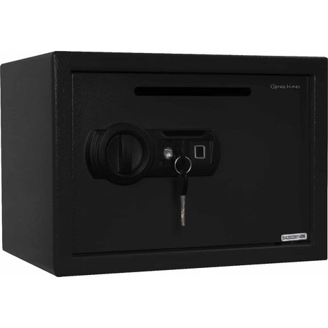 Genie Hand  Cassaforte Elettronica di Deposito con Impronta Digitale a Muro e da Armadio Piccola Cassetta di Sicurezza con Chiave Biometrica Serratura B-Class e Sistema Anti Bounce per Soldi
