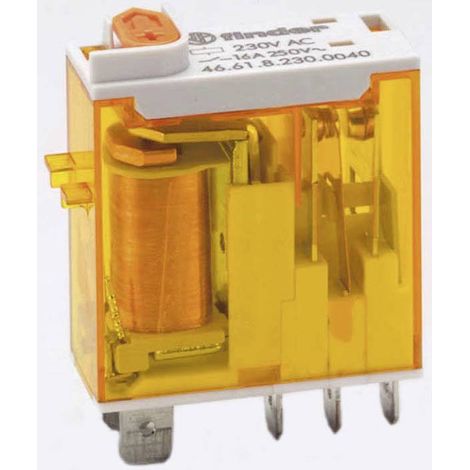 Finder 46.61.8.230.5040 Relais enfichable 230 V/AC 16 A 1 inverseur (RT) 1 pc(s) Y525123 (1/2)