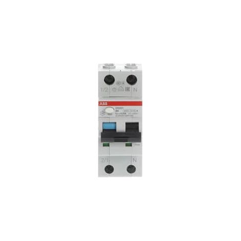 Disjoncteur différentiel DS201 1P+N B6 30mA 6kA A - ABB2CSR255180R1065 (1/3)