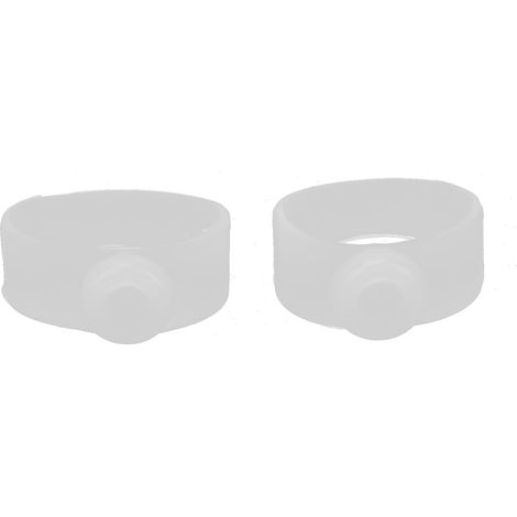 Bague d'orteil en silicone pour massage des pieds, perte de poids et thérapie magnétique, accessoire amincissant. (1/5)