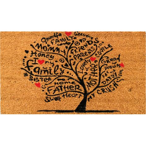 PAILLASSON COCO ARBOL VIDA 40x70CM