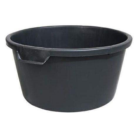 AWTOOLS - Kastra redonda para mezcla 40L, ideal para trabajos de construcción y remodelación gran capacidad, resistente, perfecta para mezclar cemento, mortero y otros materiales.