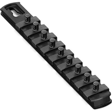 Ernst Fabrication 8410 M-red-1/4 20,3 cm Douille de rangement magnétique et 9–1/10,2 cm Twist Lock Clips, 8426M-Black-1/4 (1/5)