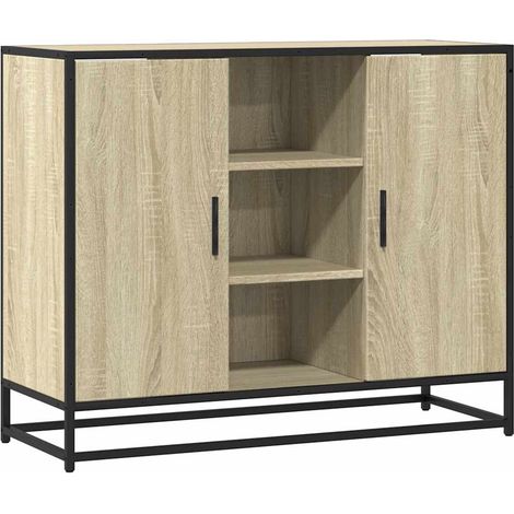 vidaXL Credenza Rovere Sonoma 92x35x76 cm in Legno Multistrato (1/5)