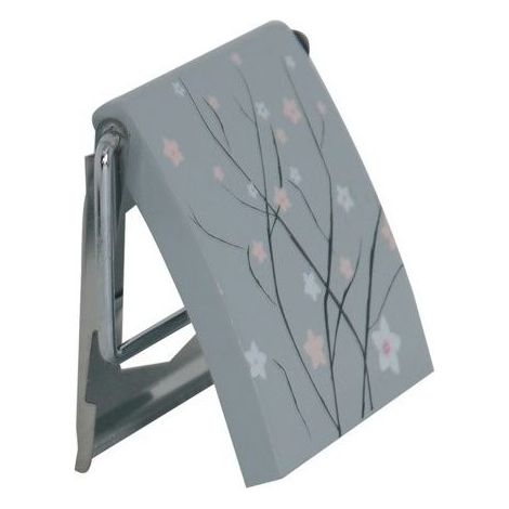 Porte-Rouleau WC Mural MDF & Inox Gris MSV Style Jardin Japonais (1/2)