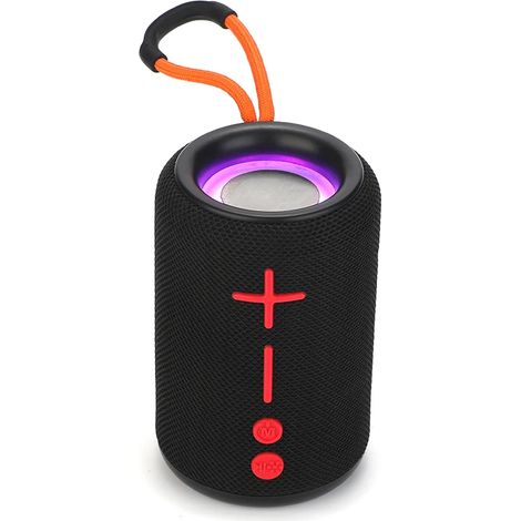 (Noir) Enceinte musicale sans fil Bluetooth 5.3 RGB 30 W neuve EBS-617 étanche (1/5)
