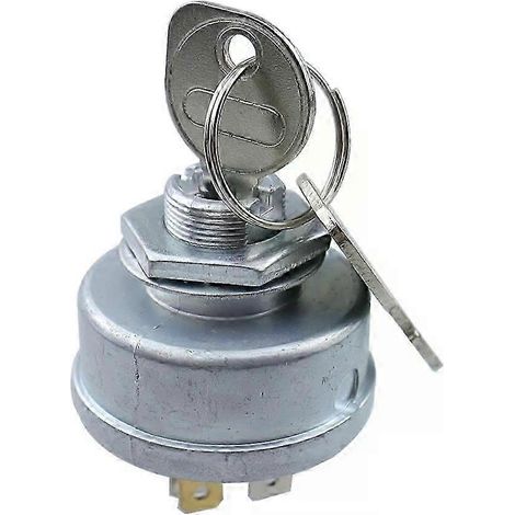 Interrupteur à clé de démarrage, 5 points de connexion, pièces de rechange 925-1396A 725-0267 493625, compatible avec les véhicules agricoles, les camions et les tracteurs. (1/4)